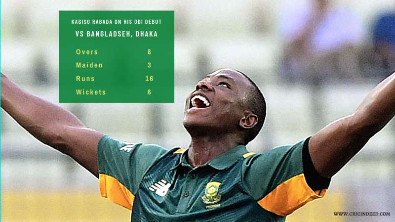 Kagiso Rabada on his Debut ODI
