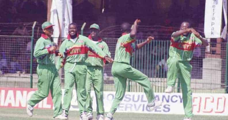 Kenya defeating West Indies in 1996 World Cup