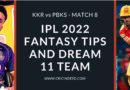 kkr vs pbks dream11 team