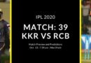 KKR VS RCB MATCH PREVIEW