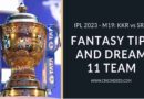 KKR vs SRH Dream11 Predictions IPL 2023
