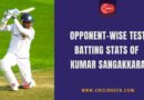 kumar sangakkara country wise test runs