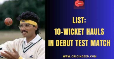 List: 10-Wicket Hauls in Debut Test Match