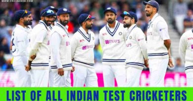 list of all indian test cricketers