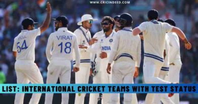 List of International Cricket Teams with Test Status