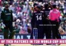 Stats: List of Tied Matches in T20 World Cup History