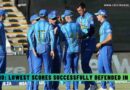 Lowest Scores Successfully Defended in SA20