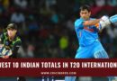 lowest t20 score by india