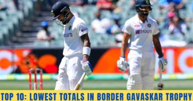 lowest totals in border gavaskar trophy
