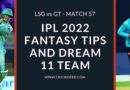lsg vs gt dream11 predictions