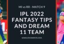 mi vs rr predictions 2022