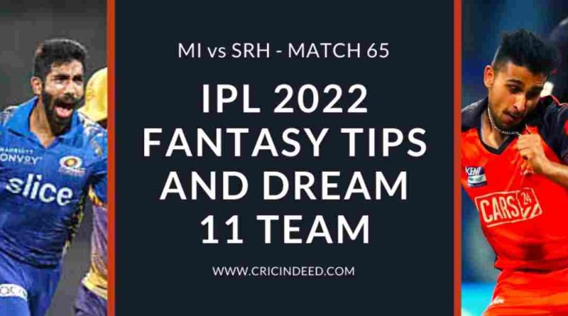 mi vs srh 2022 dream11 predictions