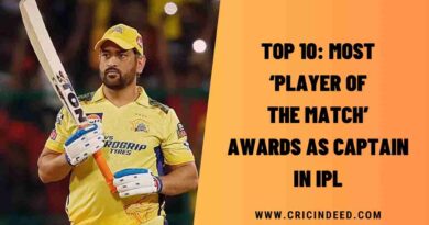 Top 10: Most ‘Player of the Match’ Awards as Captain in IPL