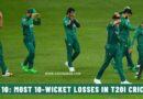Top 10: Most 10-Wicket Losses in T20I Cricket