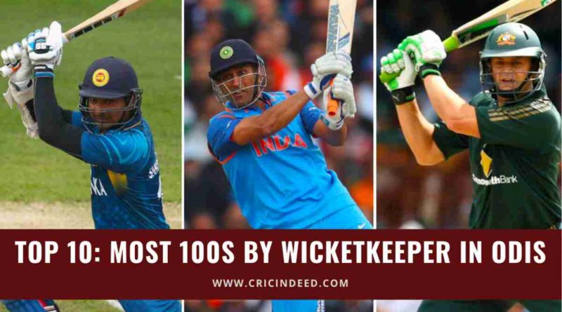 most 100s by wicket keeper in odi