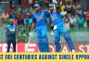 most 100s vs one team in odi