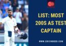 most 200s as test captain