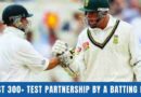 most 300+ partnership in test