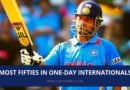 most 50s in odi