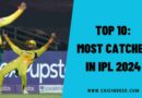 Top 10: Most Catches in IPL 2024