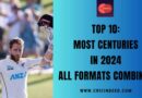 Top 10: Most Centuries in 2024 in All Formats Combined