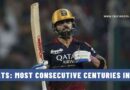 Stats: Most Consecutive Centuries in IPL
