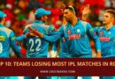 most consecutive loses in ipl by a team
