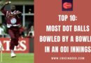 Top 10: Most Dot Balls Bowled by a Bowler in an ODI Innings