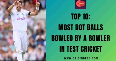 Top 10: Most Dot Balls Bowled by a Bowler in Test Cricket