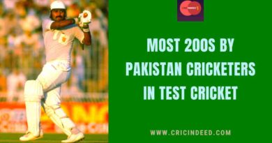 most double centuries for pakistan in test cricket