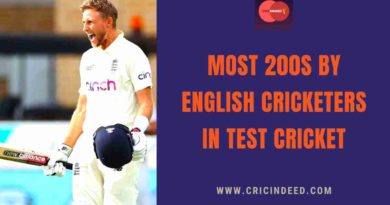most double centuries in test cricket by england cricketers