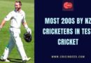 most double centuries in test cricket by new zealand cricketers