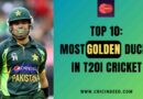 Top 10: Most Golden Ducks in T20I Cricket