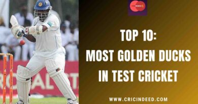 Top 10: Most Golden Ducks in Test Cricket
