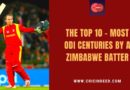 most odi centuries for Zimbabwe