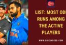 most odi runs by active players