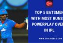 most overall run in powerplay overs in ipl by player