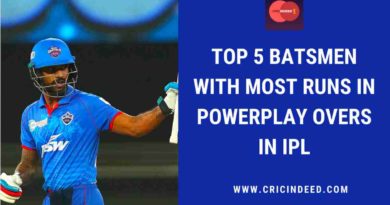 most overall run in powerplay overs in ipl by player