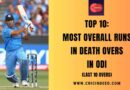 Most Overall Runs in Death Overs in ODI (Last 10 Overs)