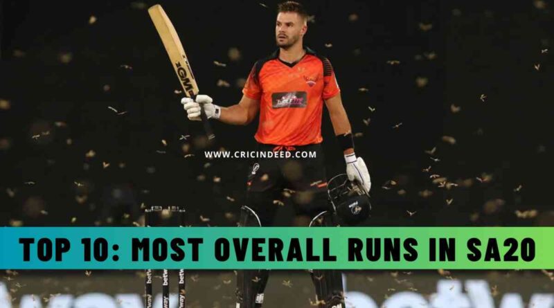 Most Overall Runs in SA20