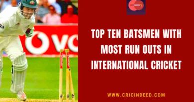 most run outs in international cricket