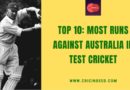 most runs against australia in test