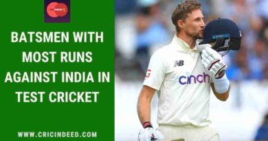 most runs against india in test