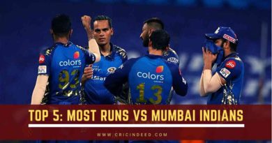 most runs vs mumbai indians in ipl
