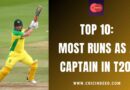 Most Runs as a Captain in T20I
