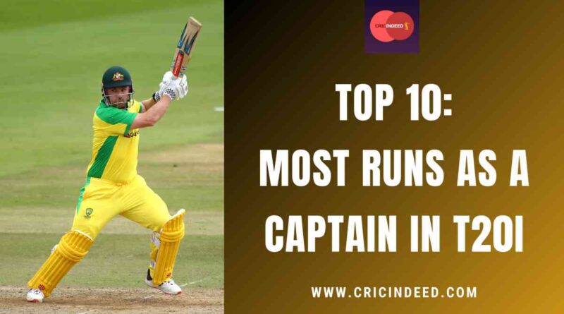 Most Runs as a Captain in T20I