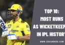 Top 10: Most Runs as a Wicketkeeper in IPL History