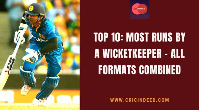most runs as wicket keeper in international cricket