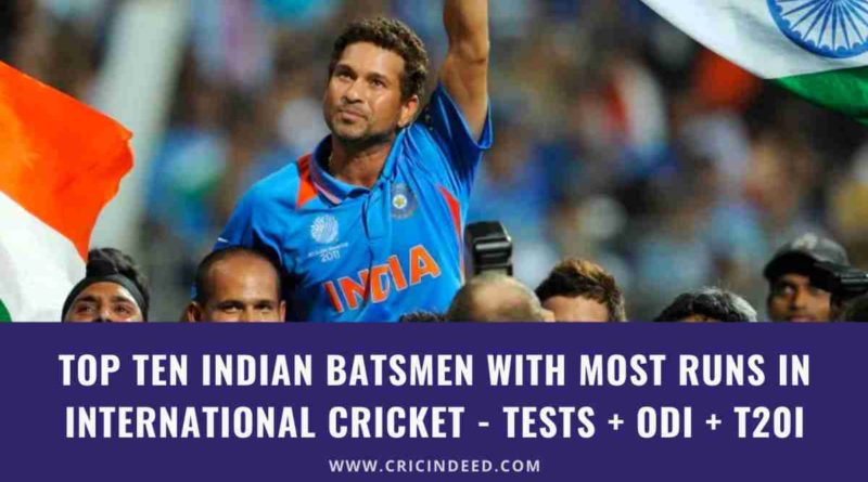 most runs for india in all formats