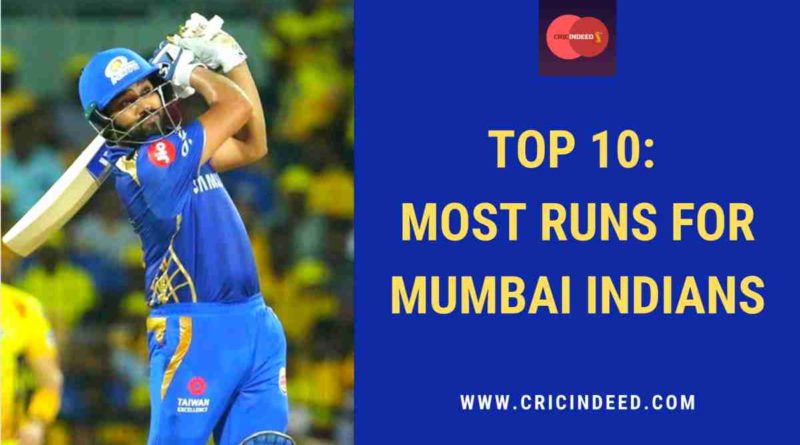 most runs for mi in ipl
